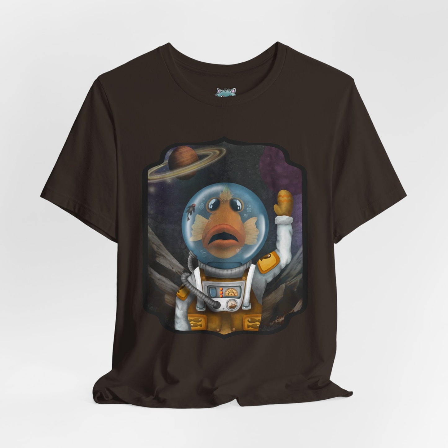 The Fishtonaut: Unisex Jersey Short Sleeve Tee