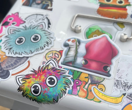 “The Puppet Show” Waterproof Sticker