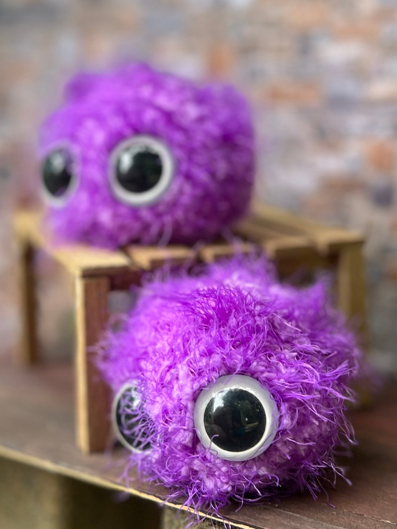 Fuzzy Monsters (Bright Purple)