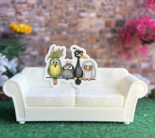 Birds on a Wire Sticker