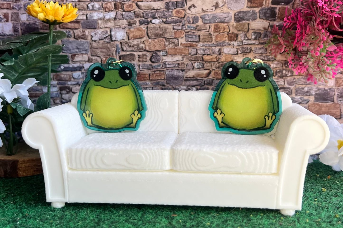 Fred the Frog Keychain