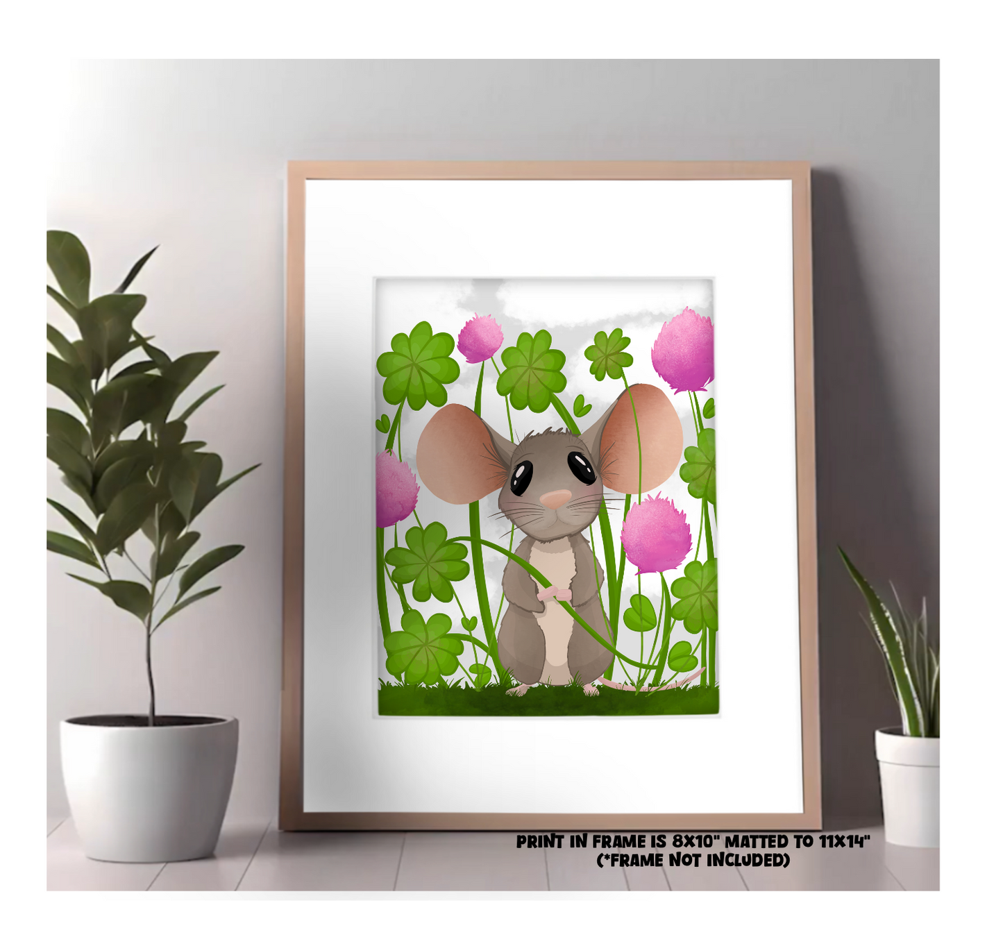"Burton the Mouse" Art Print
