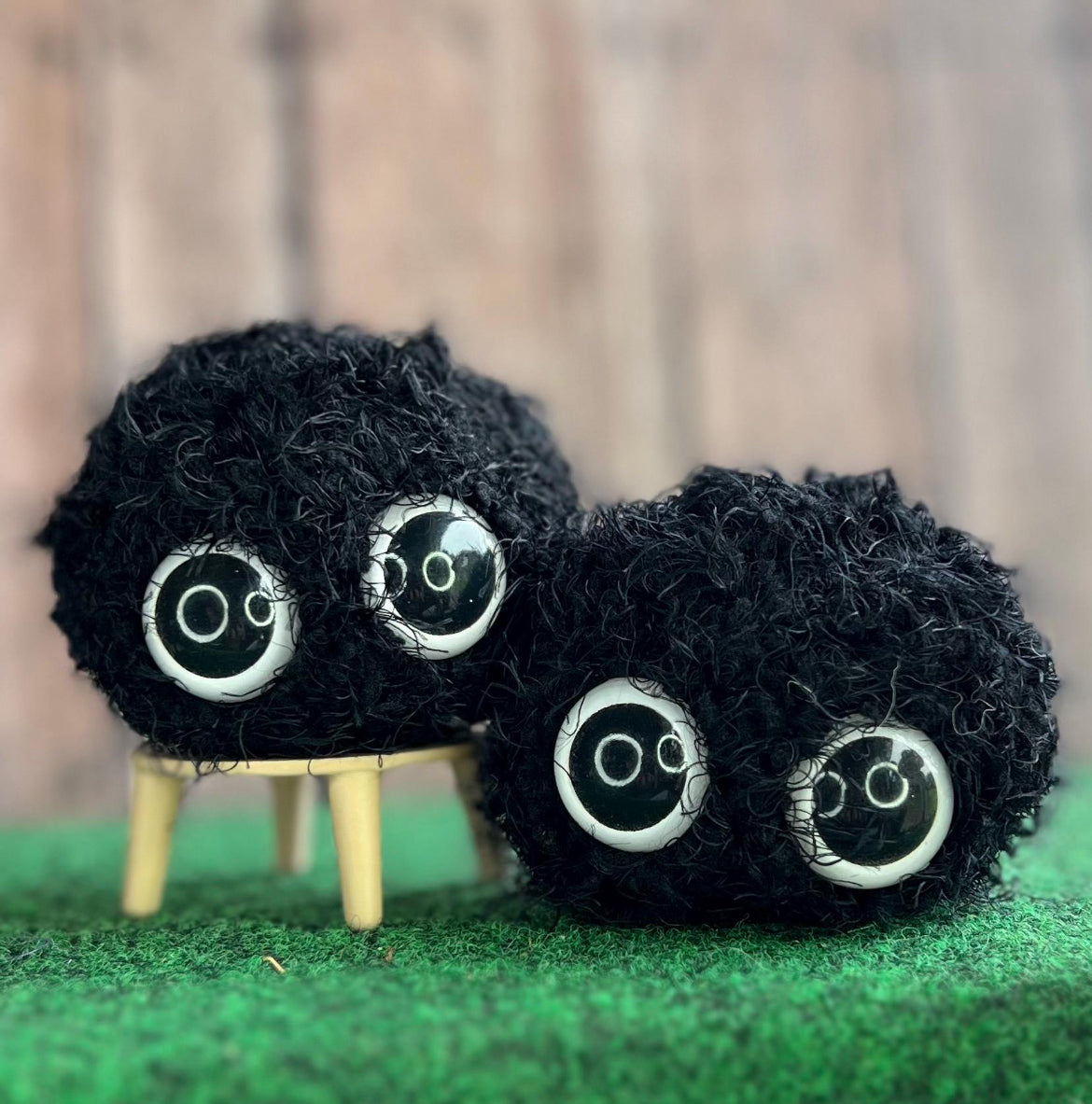 Fuzzy Monsters (Black)
