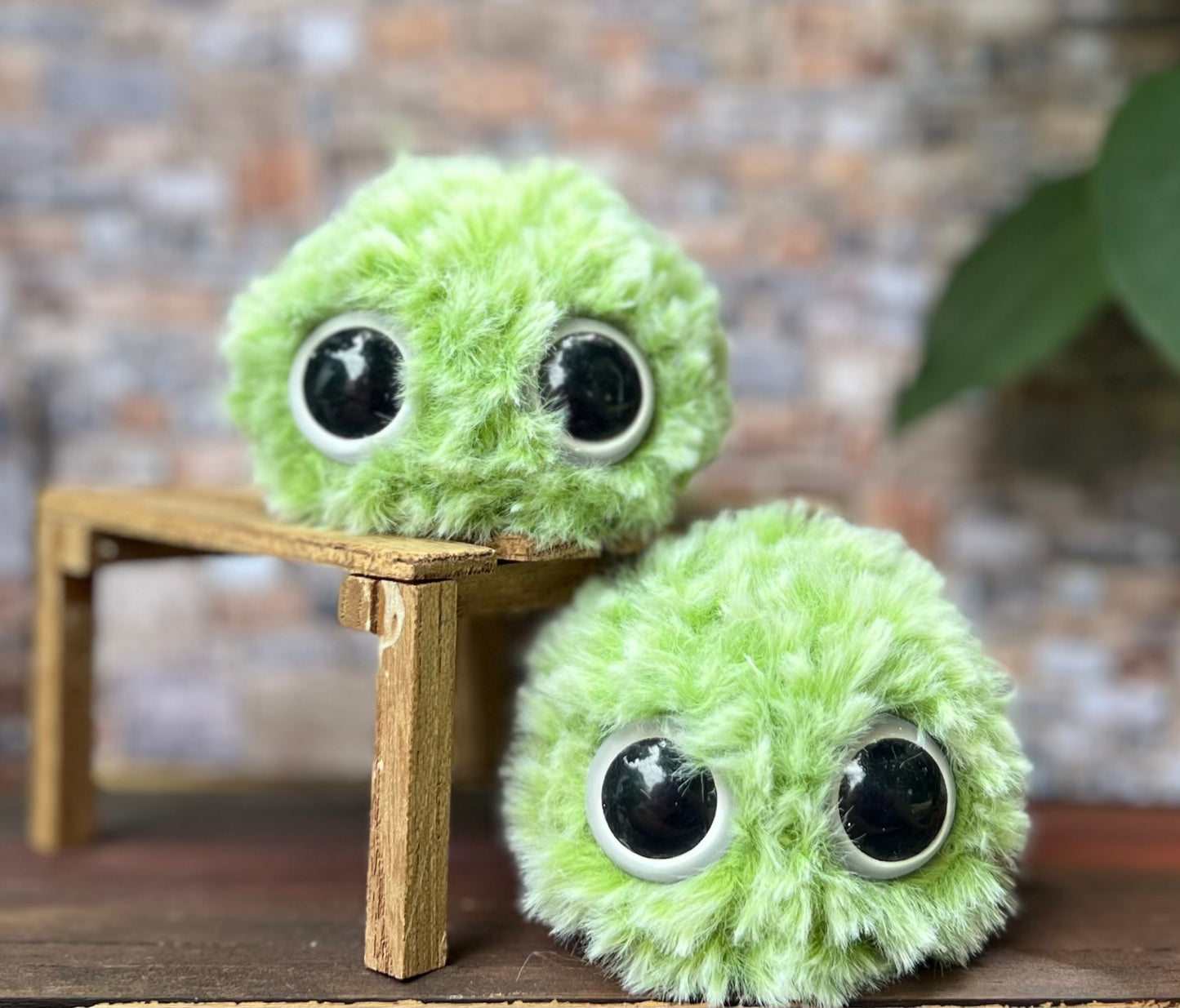 Fuzzy Monsters (Green)