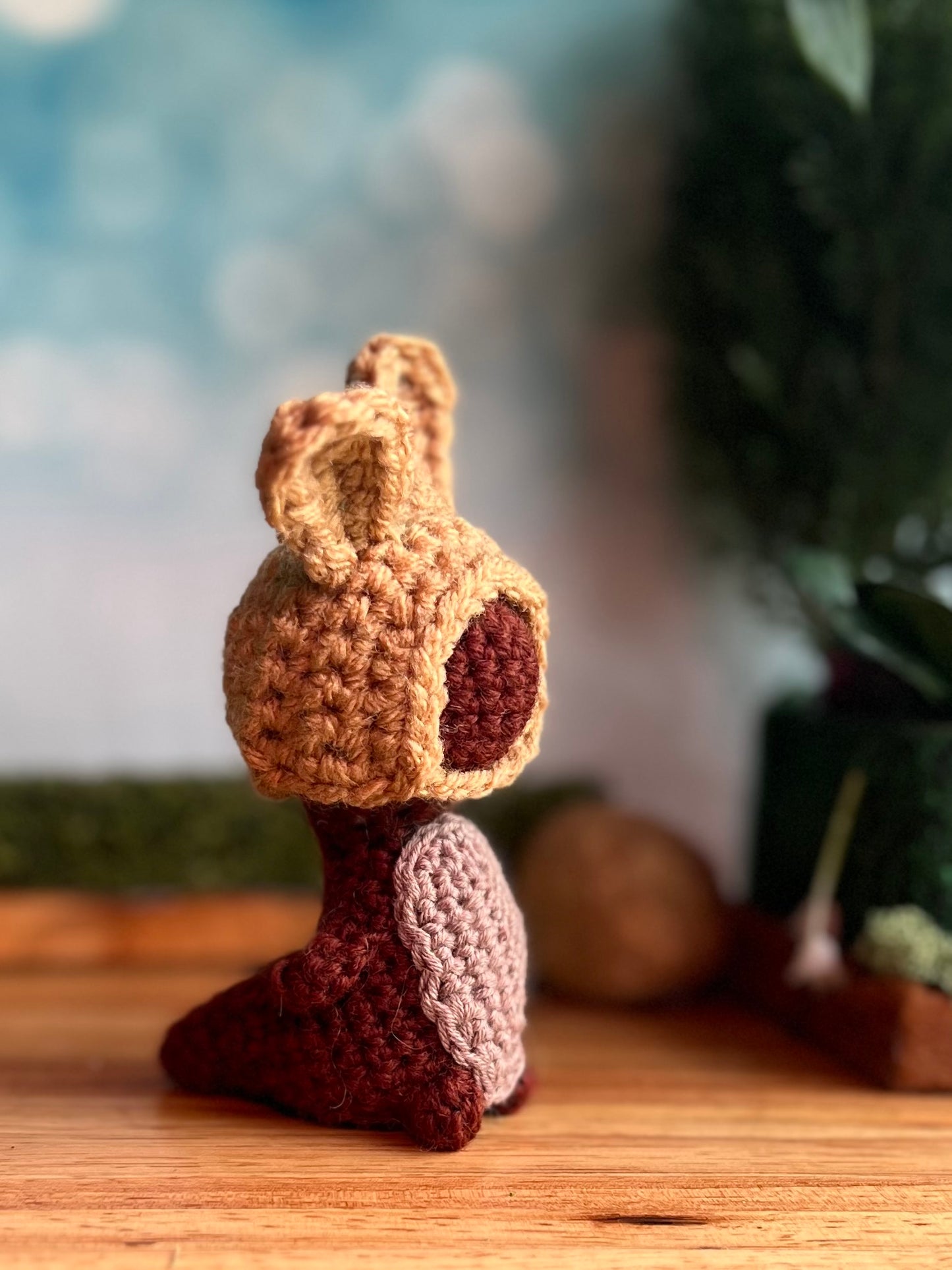 Choco Dino with bunny hat