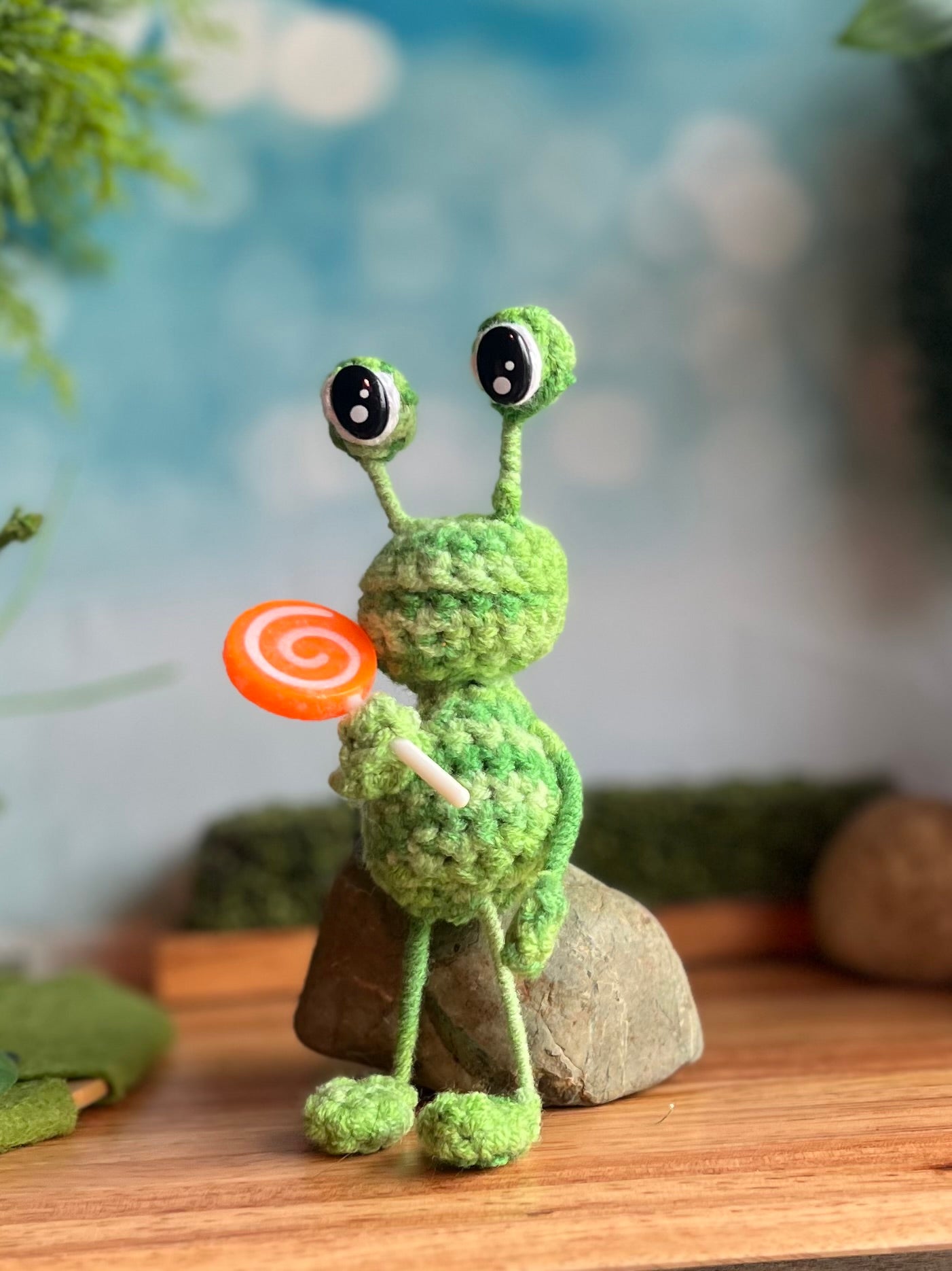 Bernard the Bug with his Candy