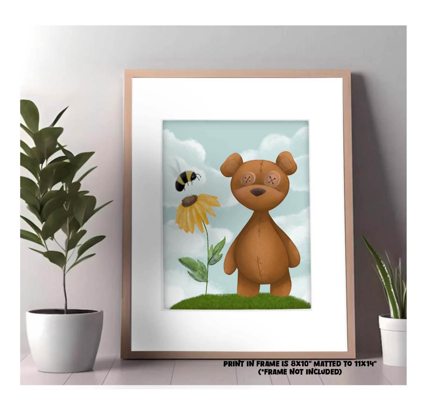"Mosbey the Bear" Art Prints