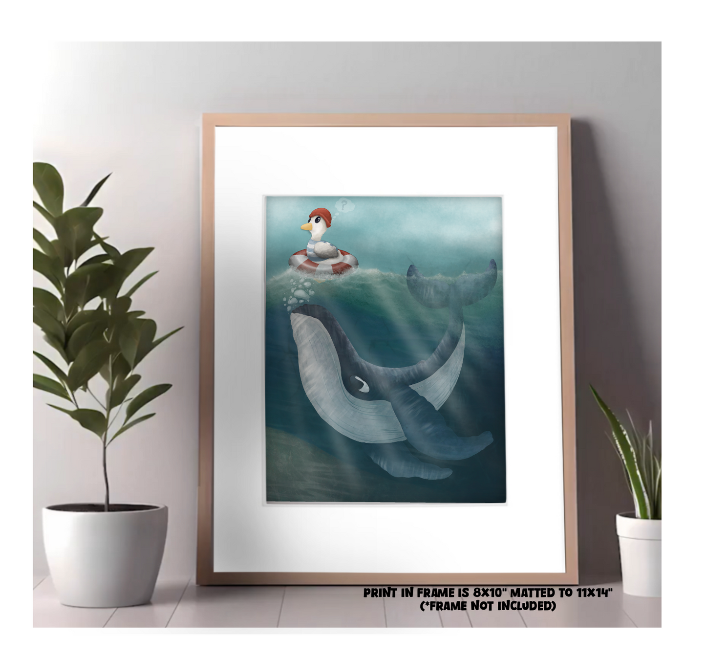 "Awkward Hello" Art Print