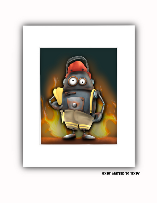 "Hunk of Burning Love" Art Print