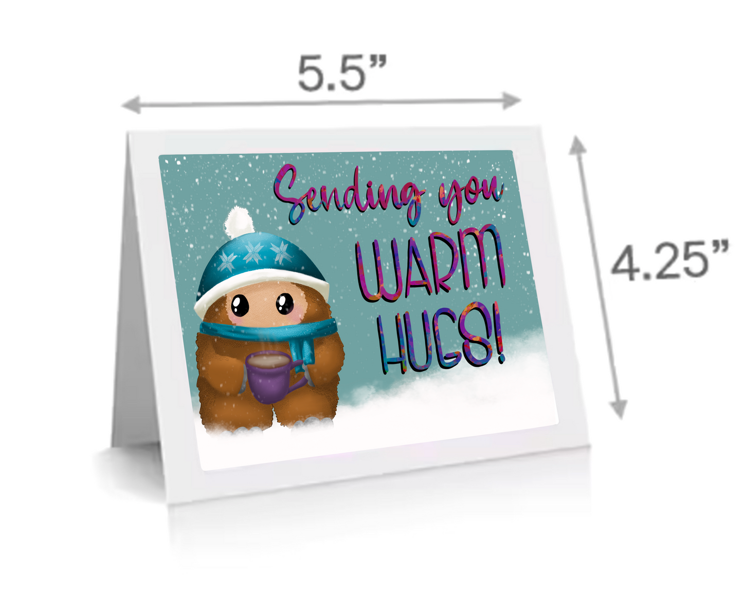 Sending Warm Hugs (A2 Card)