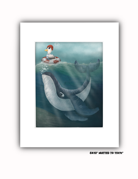 "Awkward Hello" Art Print