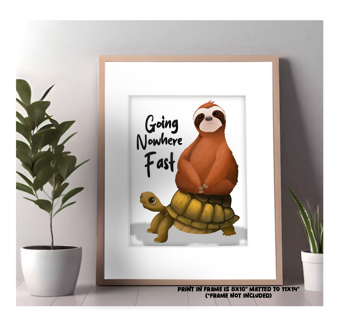 "Going Nowhere Fast" Art Print