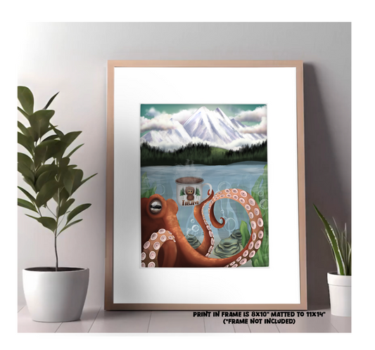 "PNW Octo" Art Print