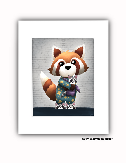 "Goodnight, Panda" Art Print