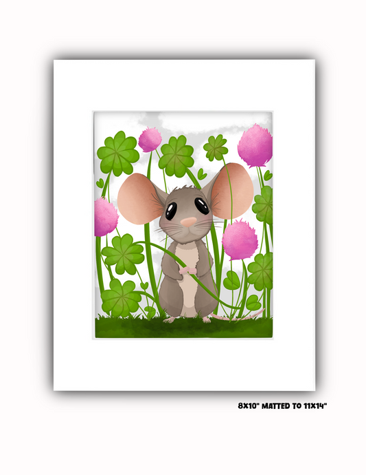 "Burton the Mouse" Art Print