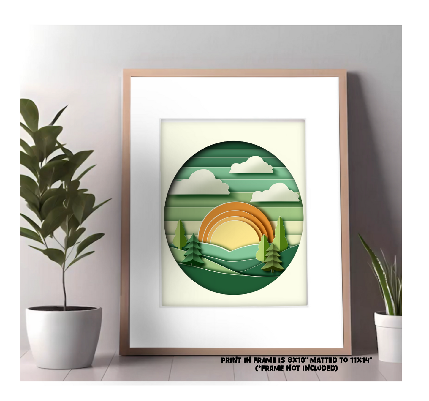 "Rolling Hills" Art Print