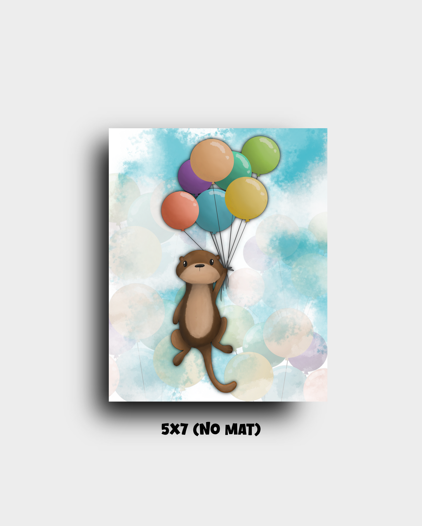 "Drifting through the Clouds" Print