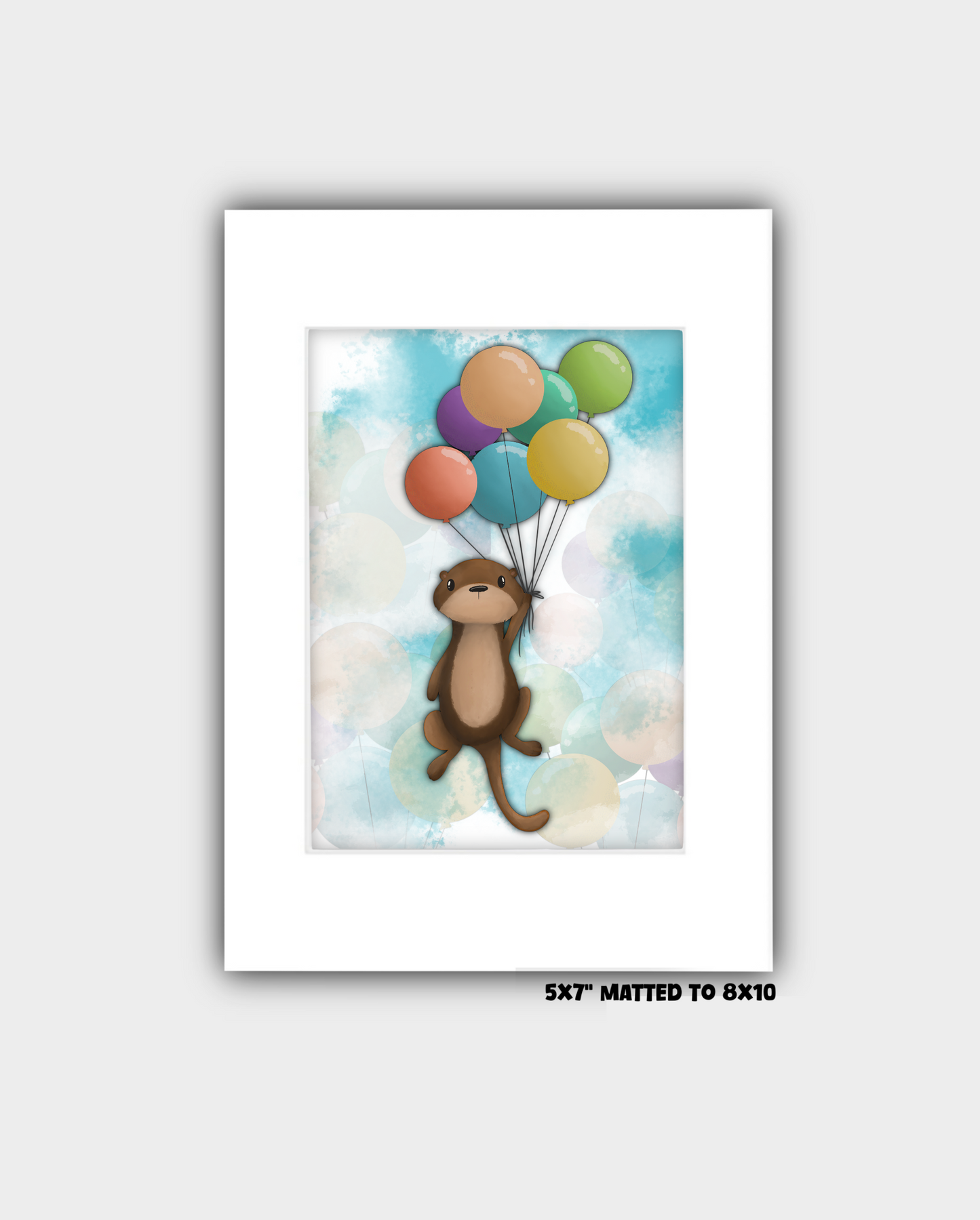 "Drifting through the Clouds" Print
