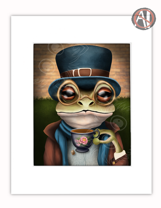 "Elton Frog" Art Print