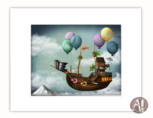 "Floating Along" Art Print