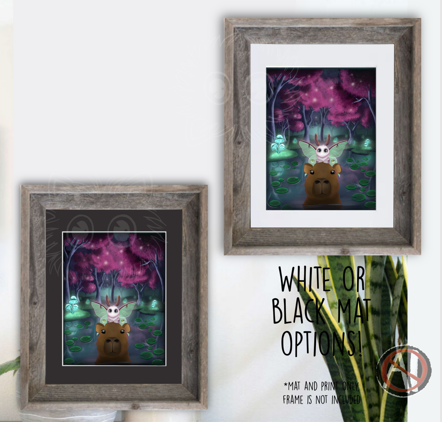 "By the light of the Lunar Moth" Art Print