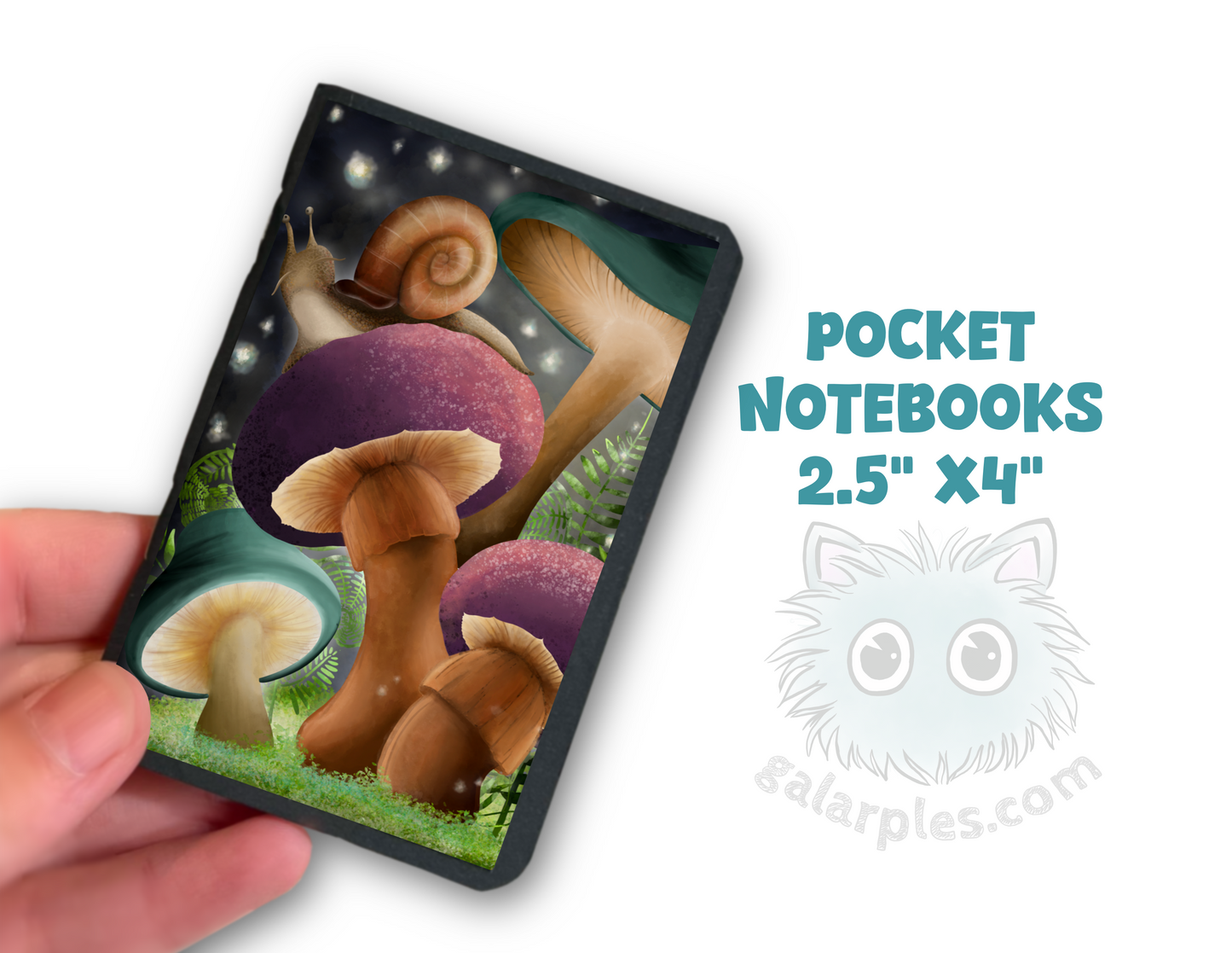 Night Mushies Pocket Notebook