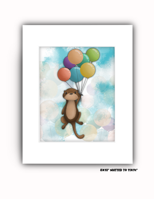 "Drifting through the Clouds" Print