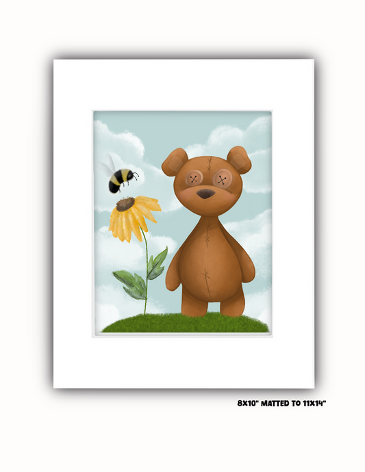 "Mosbey the Bear" Art Prints
