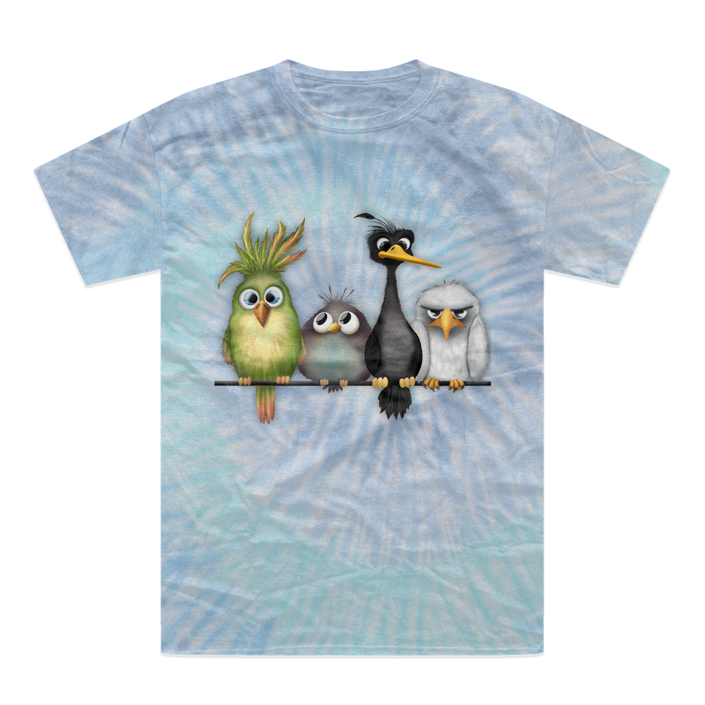 The Birds Tie-Dye T-Shirt