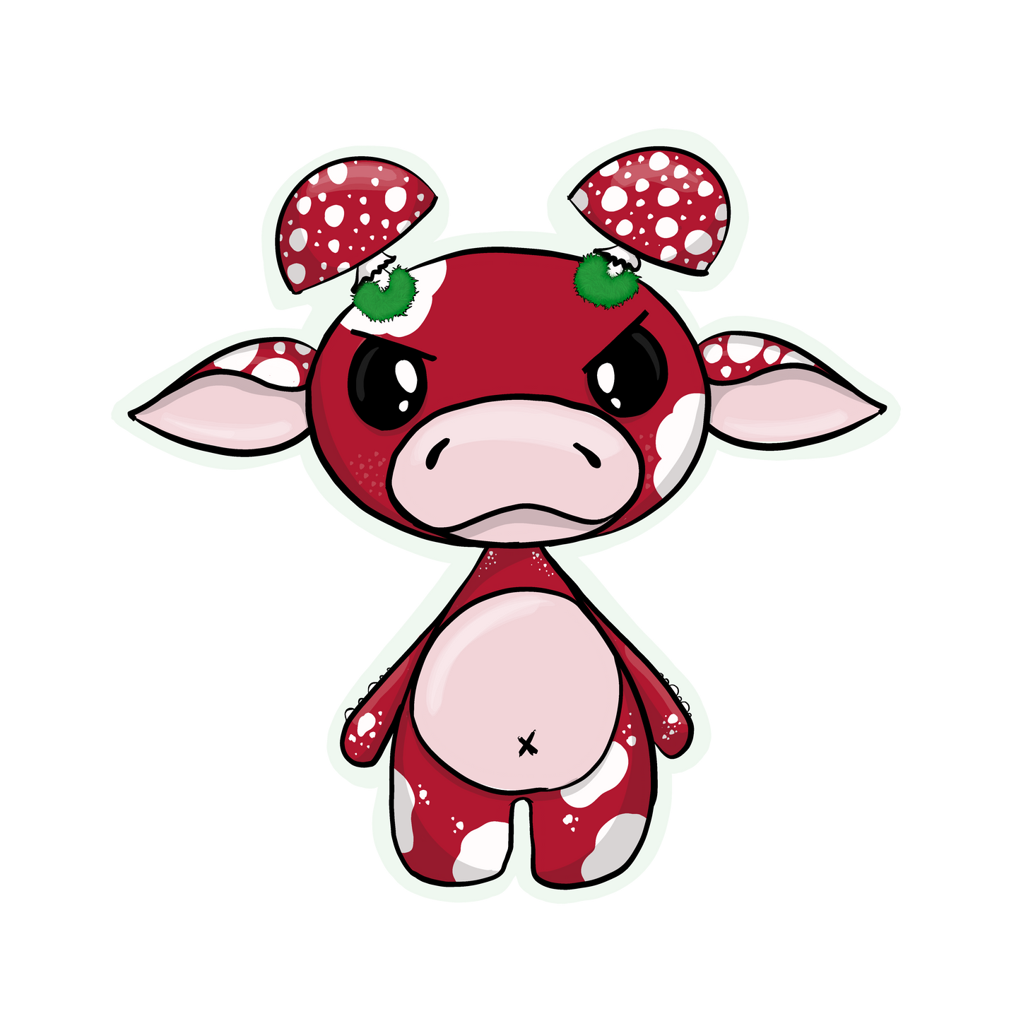 Madcap the Mushmoo Waterproof Sticker