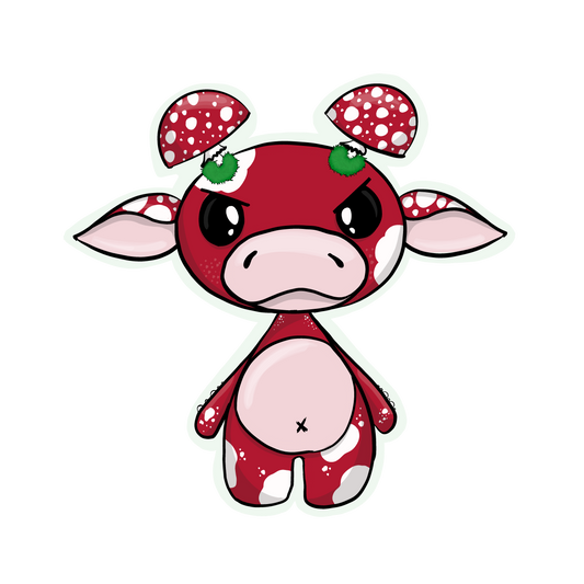 Madcap the Mushmoo Waterproof Sticker