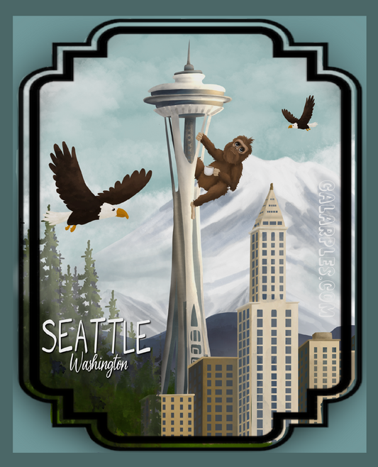 Seattle, Washington - Post Card