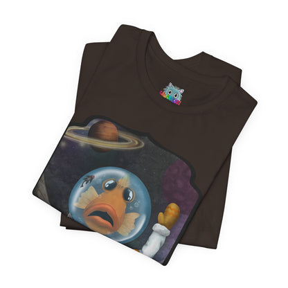The Fishtonaut: Unisex Jersey Short Sleeve Tee