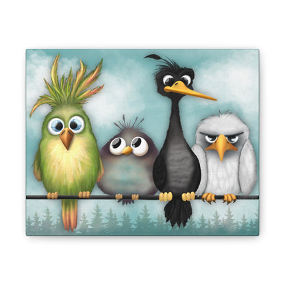 The Birds :Canvas Stretched, 0.75"