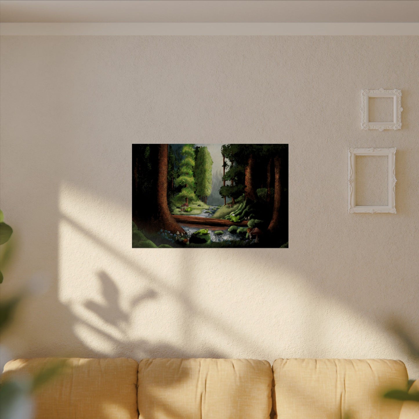 Frobbtion Forest: Textured Watercolor Matte Posters