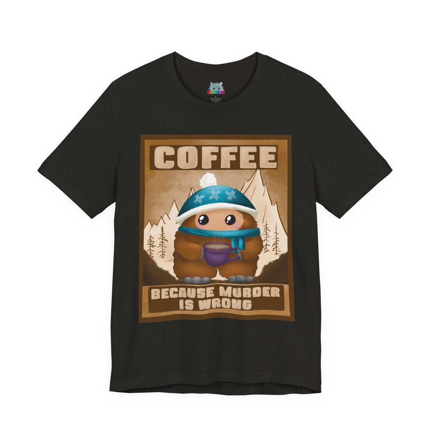 Karl needs coffee: Unisex Jersey Short Sleeve Tee