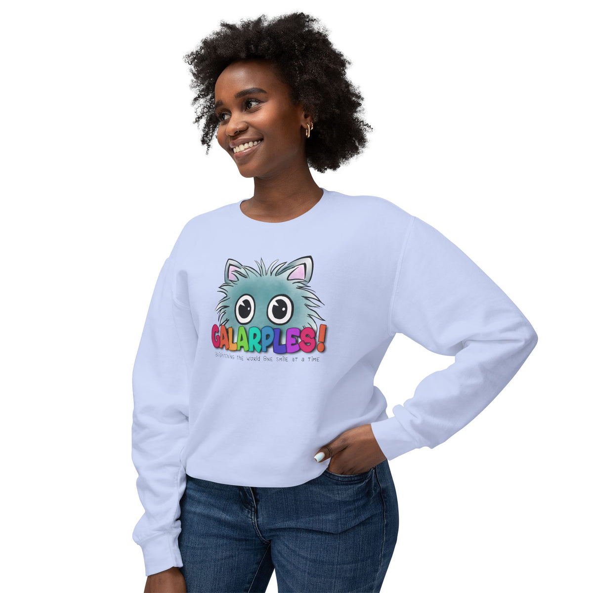 "The OG Galarple" Unisex Lightweight Crewneck Sweatshirt