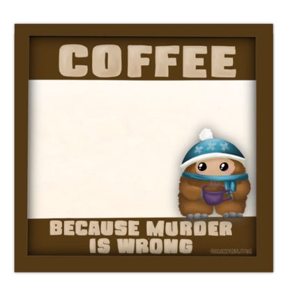 Karl Needs Coffee Post it Notes