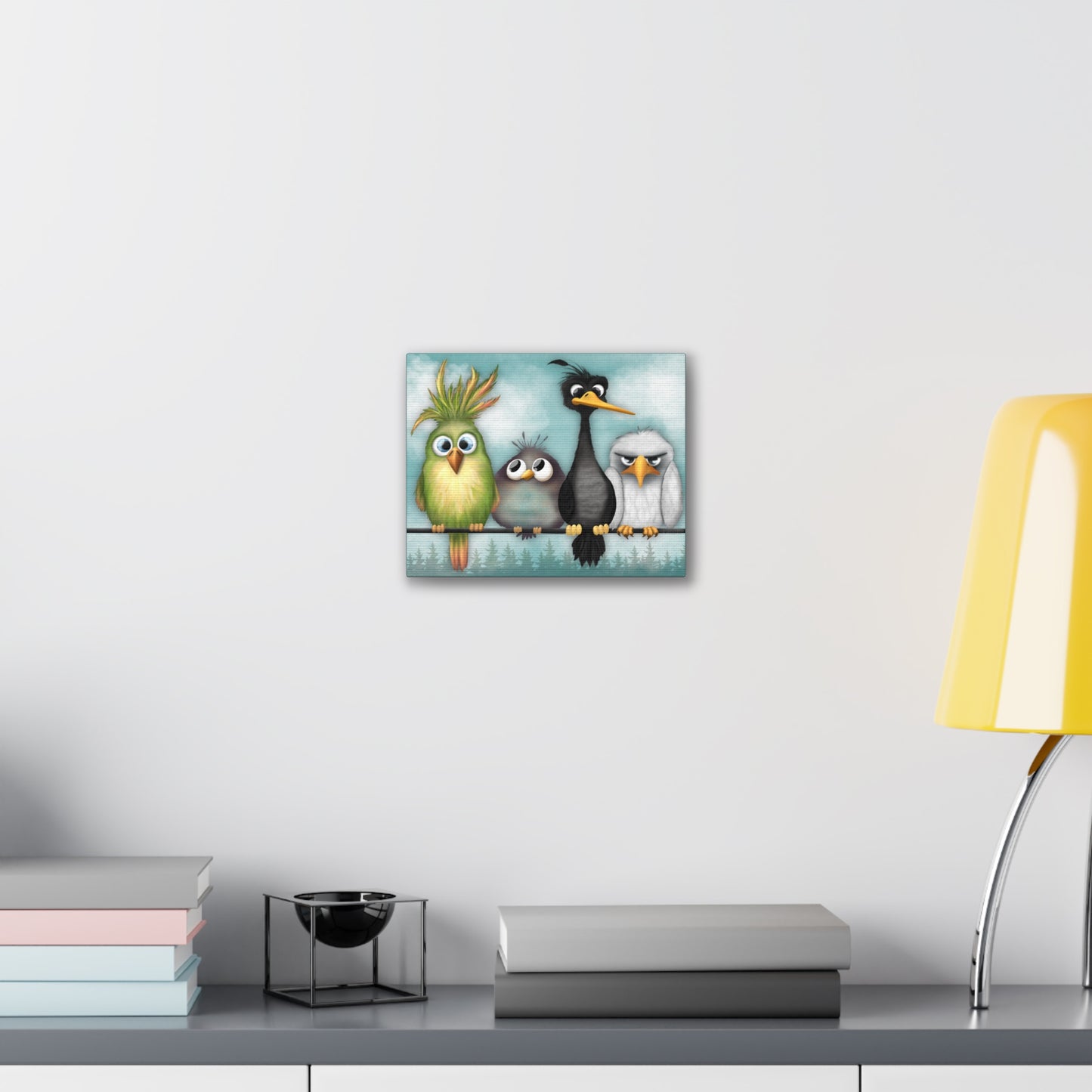 The Birds :Canvas Stretched, 0.75"