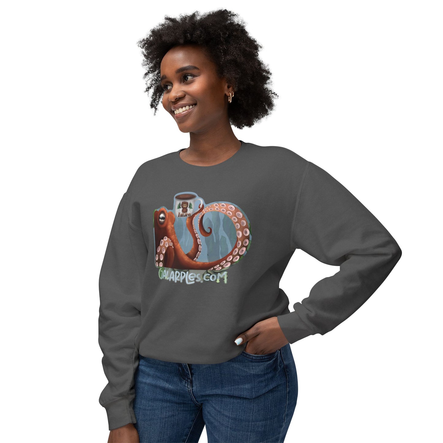 "The Great PNW" Unisex Lightweight Crewneck Sweatshirt
