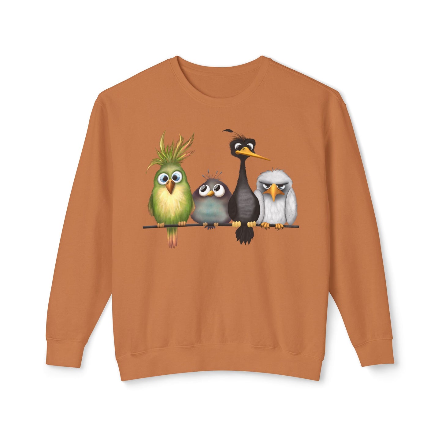 " The Birds" Unisex Lightweight Crewneck Sweatshirt