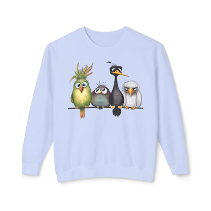 " The Birds" Unisex Lightweight Crewneck Sweatshirt