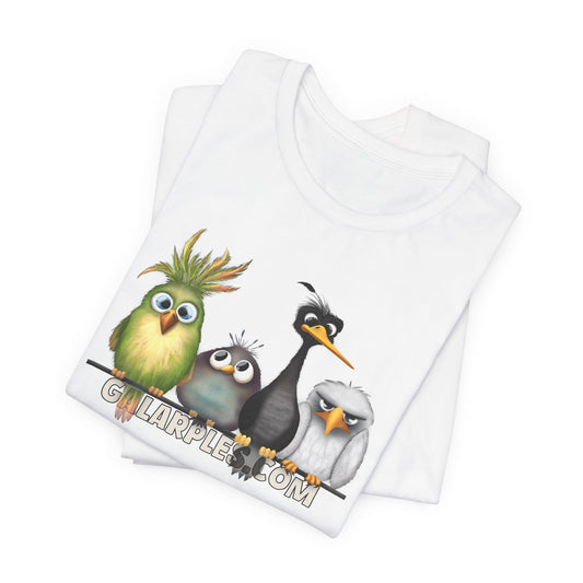The Birds: Unisex Jersey Short Sleeve Tee