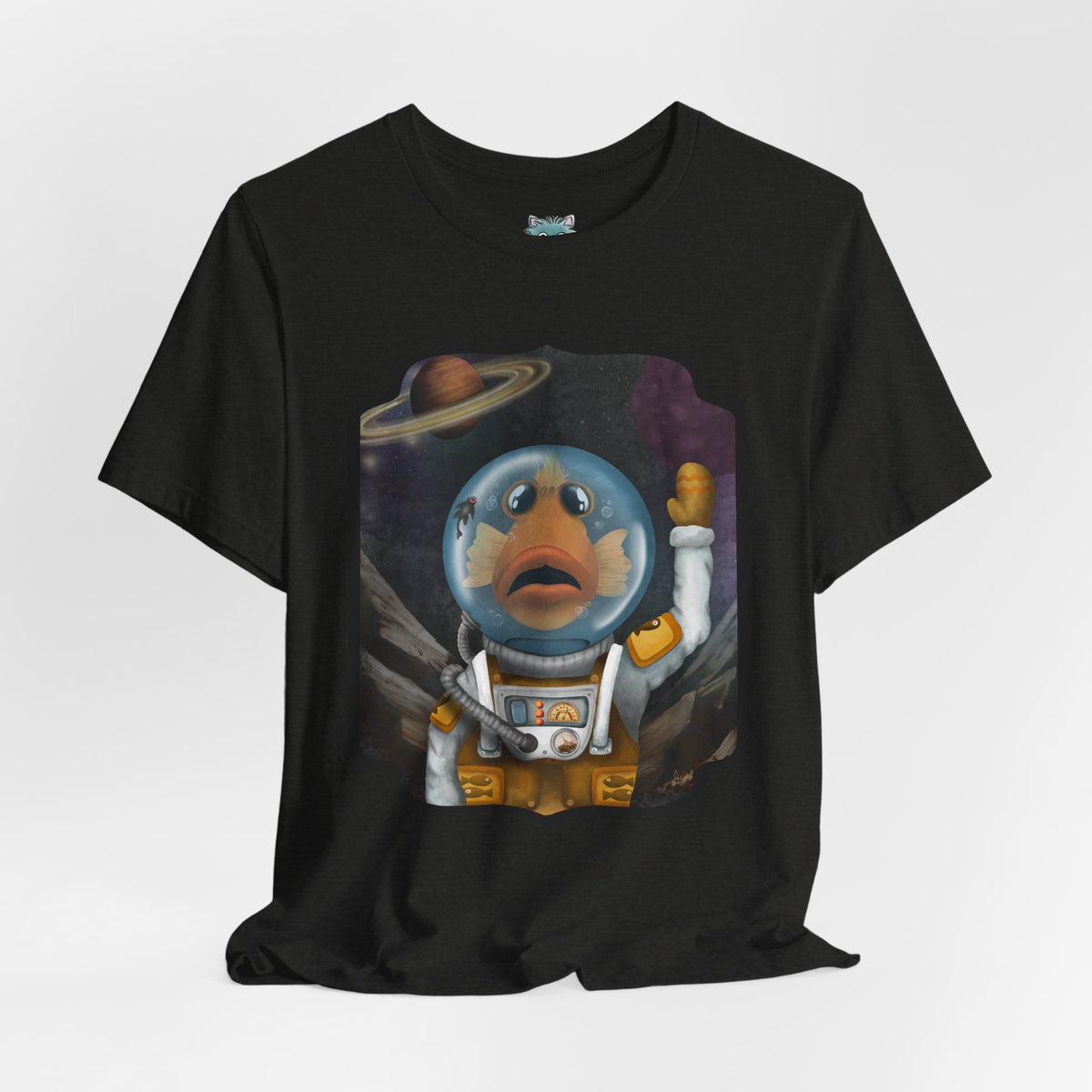 The Fishtonaut: Unisex Jersey Short Sleeve Tee