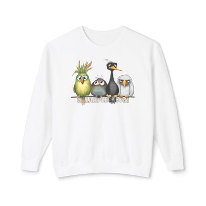 The Birds: Unisex Lightweight Crewneck Sweatshirt