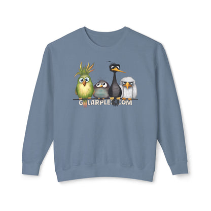 The Birds: Unisex Lightweight Crewneck Sweatshirt