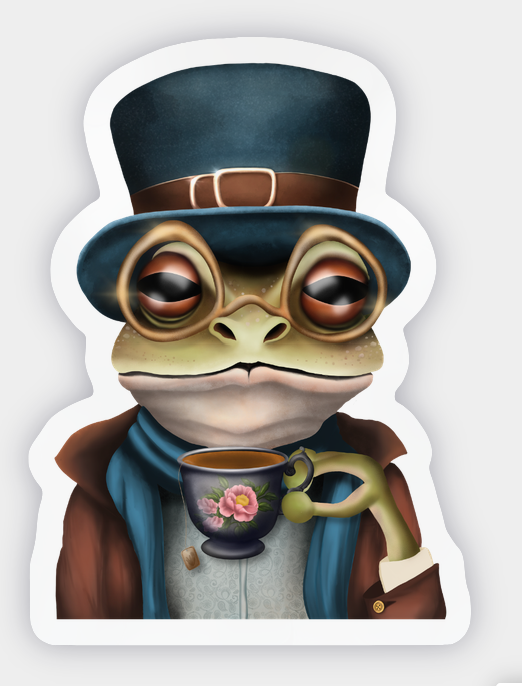 “Elton Frobbs”  Waterproof Sticker