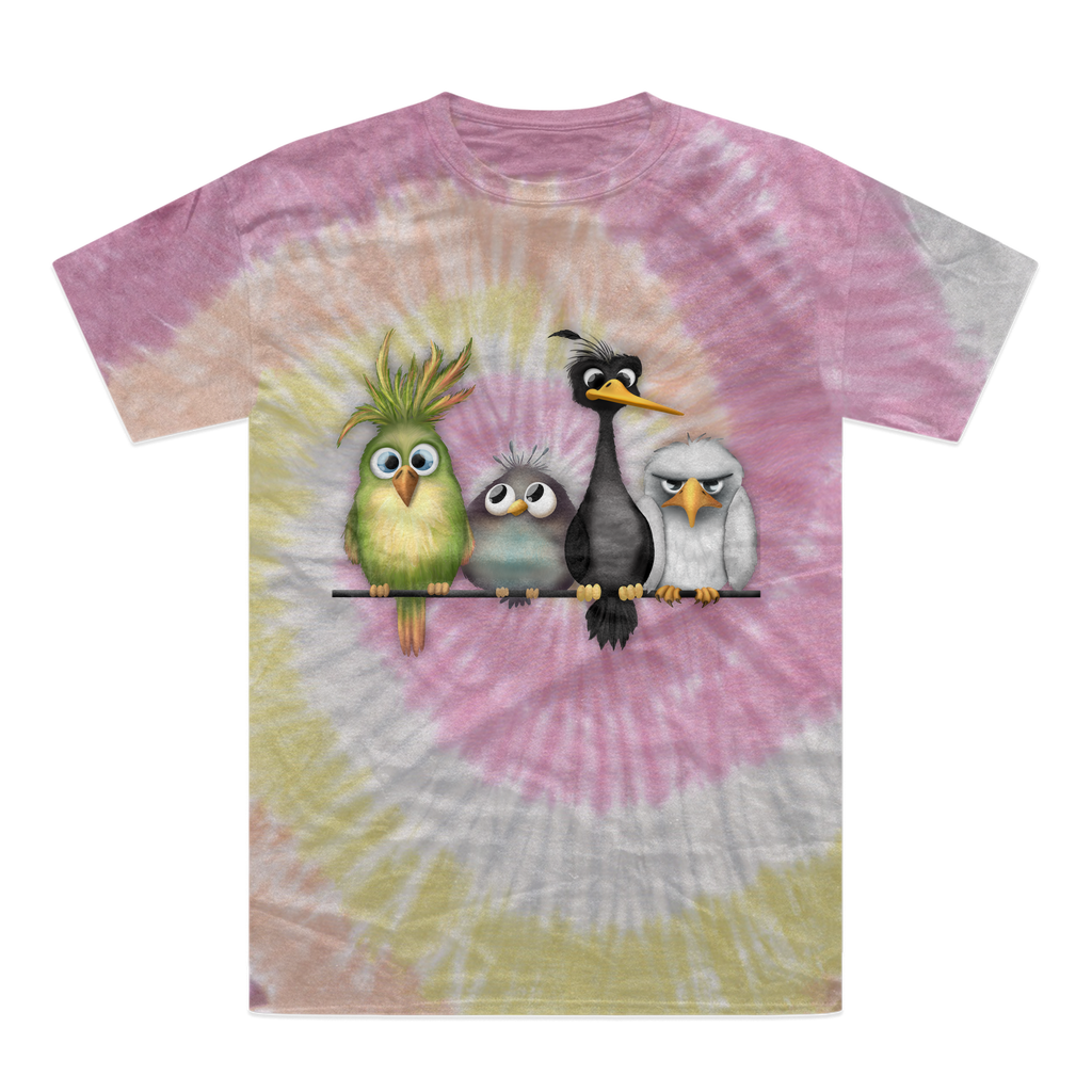 The Birds Tie-Dye T-Shirt