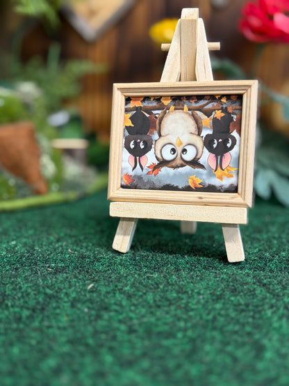 “Hanging around” Mini Frame and easel
