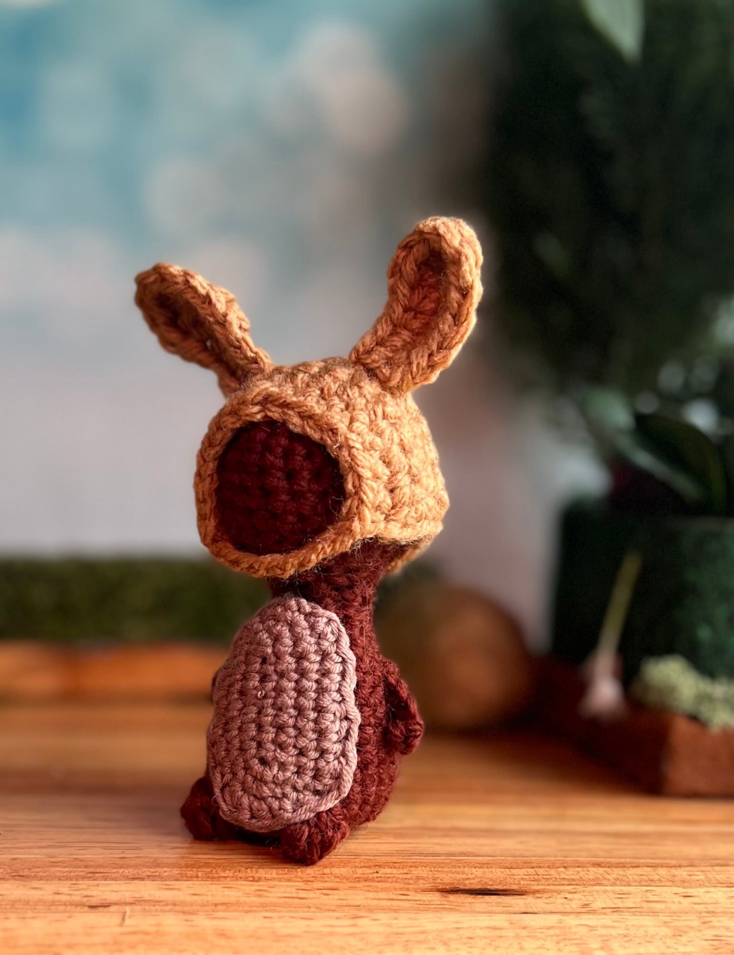 Choco Dino with bunny hat